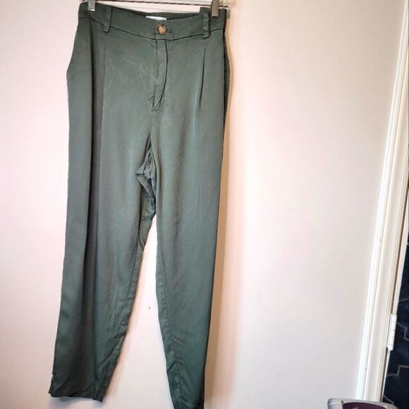 🌴Green Loft Pants size 14 - Picture 1 of 3
